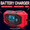 Full Power Auto Stop Car Battery Charger 12V/24V 2ah-150ah Lead Acid Battery AGM GEL& Lithium