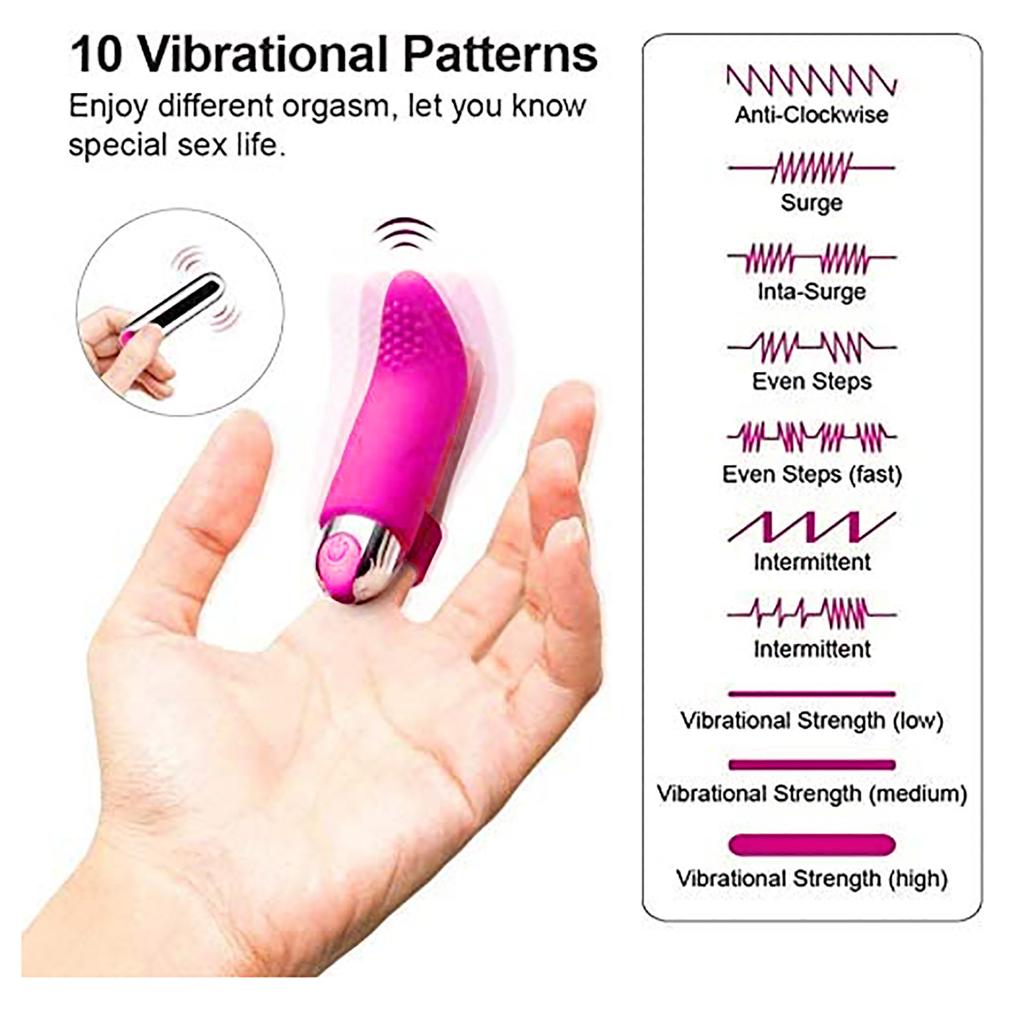 Point Vibrating Finger Banger Massager Vibrator Point Fingering Toy
