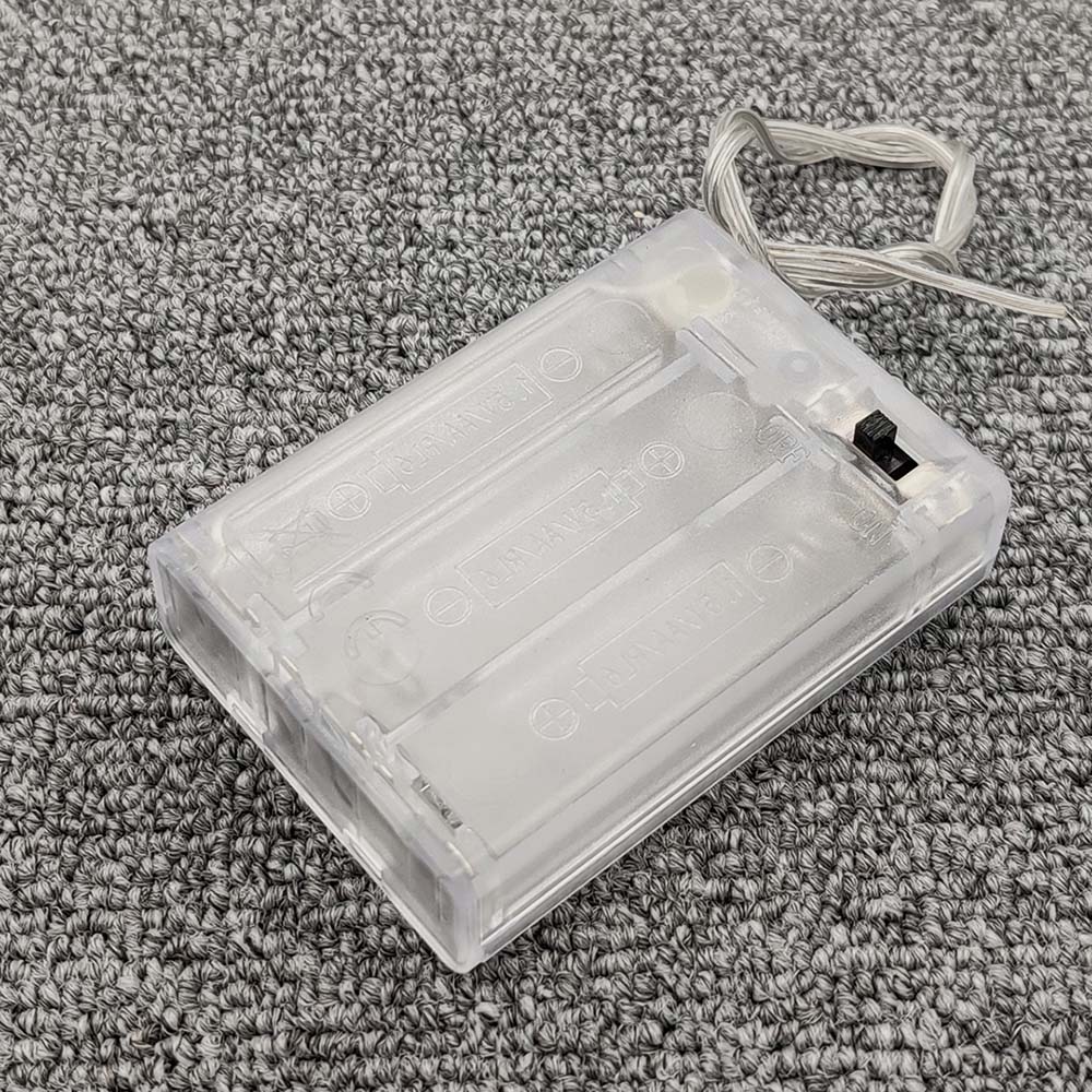 Прозрачный DIY ABS для батареек AA, 2-3 слота, ящик для хранения, контейнер для батареек, ящики для хранения батареек, коробка для батареек, держатель для батареек