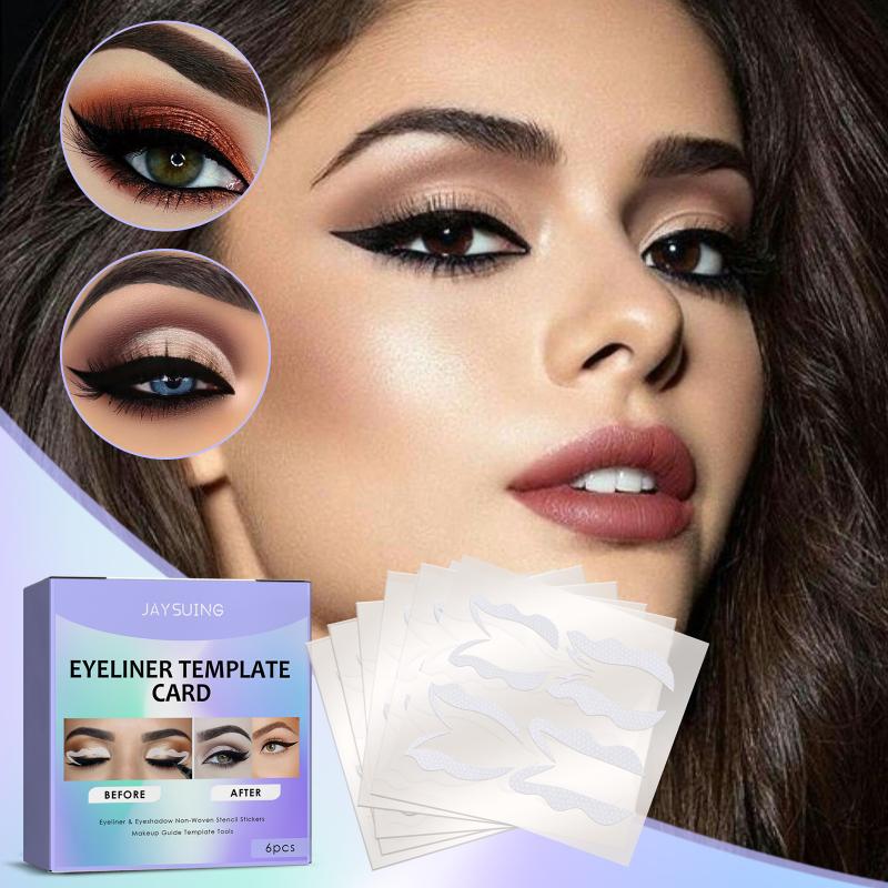 Многофункциональный ленивый косметический инструмент для начинающих, трафарет для подводки глаз с аппликатором теней для быстрого макияжа