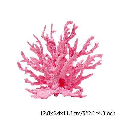Coralline Искусственные украшения для аквариума Искусственные растения из ПВХ Коралловые украшения для аквариума Ландшафтный аквариум