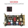 DC 8-32V Bluetooth 5.1 Lossless Decoding Board QCC5125 QCC3034 Type-C AUX APTX LDAC Onboard Antenna Decoder with Acrylic Case