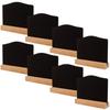10Pcs/Set DIY Wooden Message Board Reusable Erasable Writing Plate  Shop Use