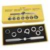 5537 Watch Back Case Opener Closer Kit Portable Alloy 1pc Wrench 7pcs Grooved Chucks for Watch
