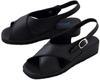 Fuji Rubber Nurse Crossover Sports Size 3E Women's Sandals, Black, 25.0 Cm,