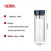 Thermos Дорожная кружка из боросиликатного стекла с двойными стенками