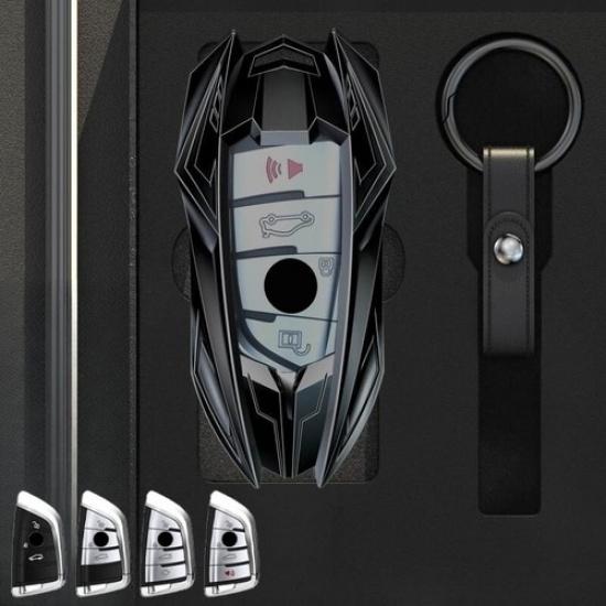 Zinc Alloy TPU Car Key Case Cover For BMW 1 2 3 4 5 6 7 8 X1 X2 X3 X4 X5 X6 X7