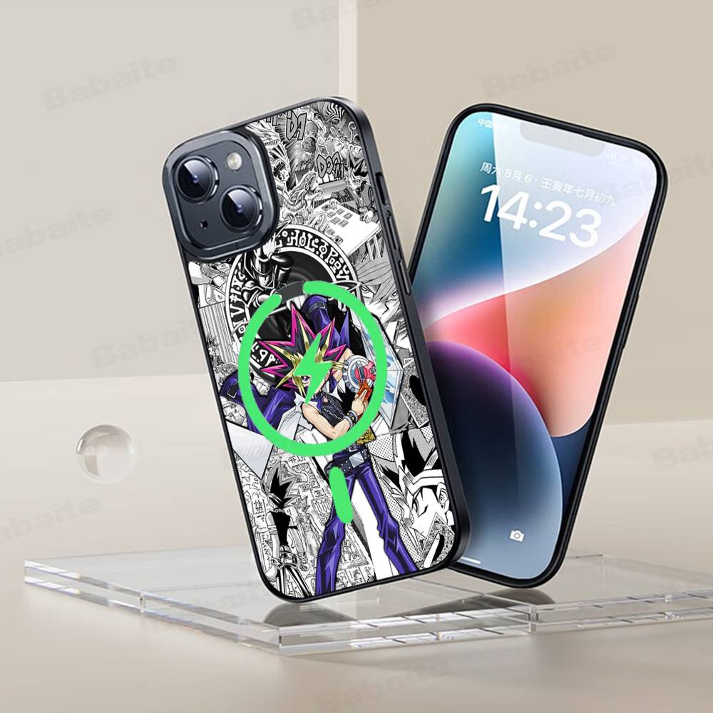 Card Game Yu Gi Oh For Magsafe Magnetic Phone Case Wireless PC+TPU For IPhone 11 12 13 14 15 16 17 Pro Max Plus