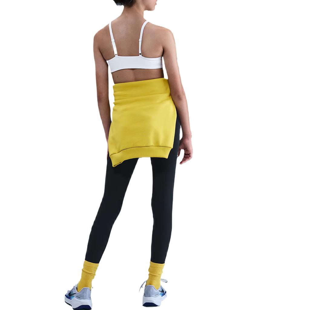 Nike Спортивный бюстгальтер Dri-Fit Alate Series в минималистичном, модном и универсальном однотонном стиле, для детей, модель HQ7731-100.