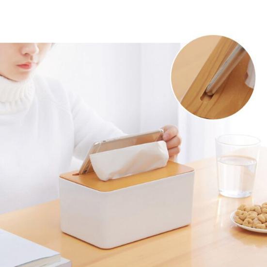 Деревянная пластиковая коробка для салфеток для домашней кухни, чехол для бумажных полотенец, офисный держатель для салфеток