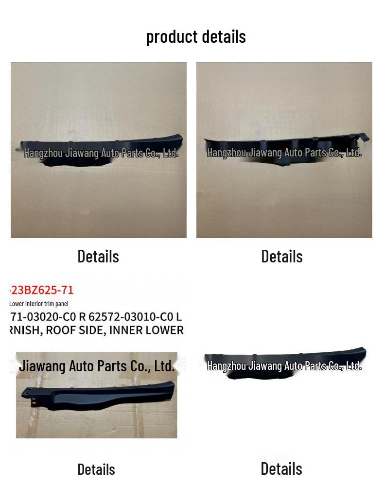 Панель внутренней отделки боковой части крыши Toyota BZ3 2023 (Осталось) 62571-03020-C0