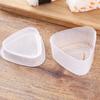 2Pcs Sushi Mold Japanese Style Non-sticky DIY Food Grade Plastic Press Triangular Onigiri Rice Ball Maker Bento Accessories