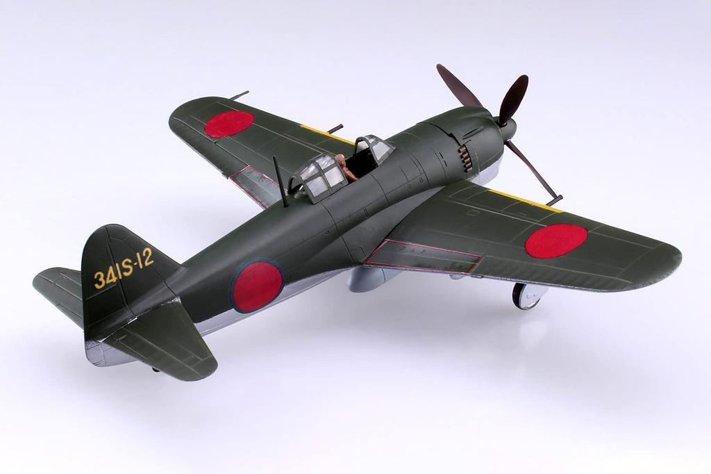 AOSHIMA Aircraft Series Shiden Type 11 Ko Plastic Model 1/72 No.7 N1K1-Ja