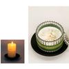 Mini Wrought Iron Candle Holder Creative Simple Geometric Saucer Romantic Candle Cup Table Decoration