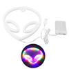 Alien Shaped Neon Light Colorful LED Neon Sign for Wedding Party Decor USB/Battery Powered