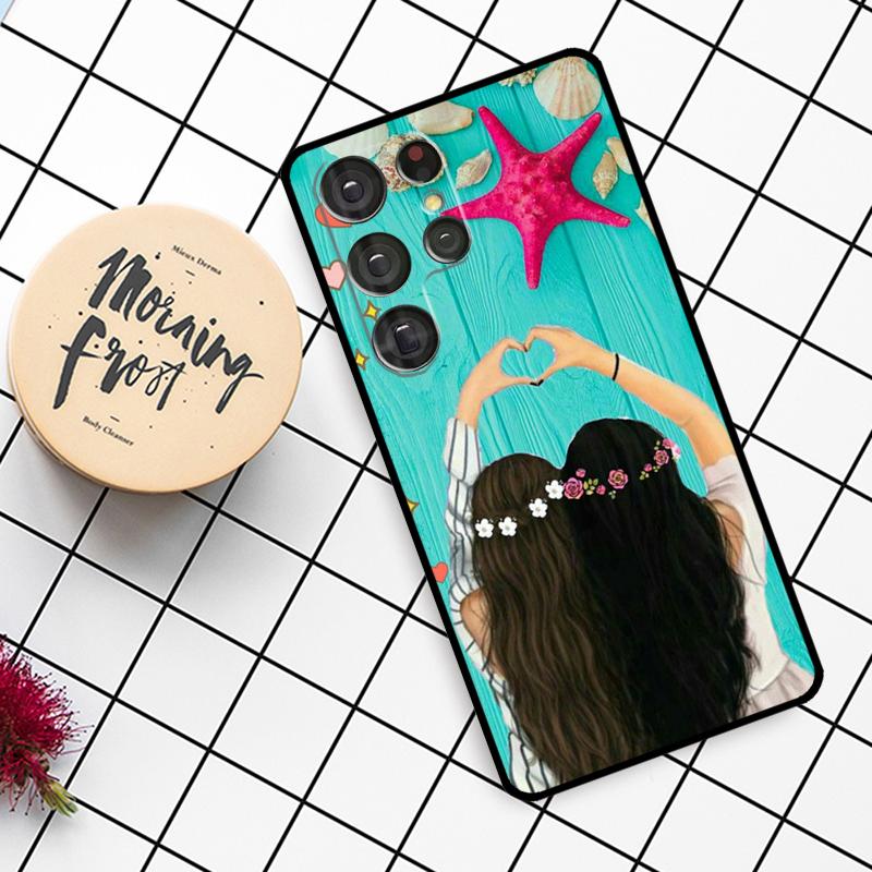 Чехол для телефона Samsung Galaxy S25 Ultra S23 S22 S21 S20 S24 Ultra S9 S10 Plus S25 FE, для девочек, Bff, Лучшие подруги навсегда, Всегда