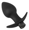 Black Velvets - Set of 3 Vibrating Anal Plugs Black