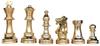 StonKraft Cm King Height Edition Brass Chess Coin Pawn Staunton Figure Figure 8.9 - Collector's