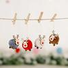 Christmas Decor  Christmas Ornament Felt Elk Pendant Creative New Christmas Tree Hanging Gift  Home Decoration