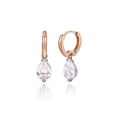 CRANNE Серьги-капли 14K с застежкой-щелчком (Золотая булавка) C24EGP168