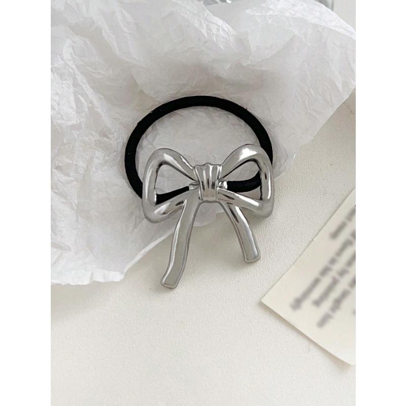 1Pcs Gold Metal Geometric Elastic Hair Ties,Ponytail Hair Cuff Wrap for Thick Thin Hair Elastic for Women Girls Hair Accessories