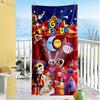 Digital Circus Beach Towel Super Soft Microfiber Quickdry Fabric Comfortable Lightweight Suitable for Swimming, Gym, Camping, Yoga Vacation