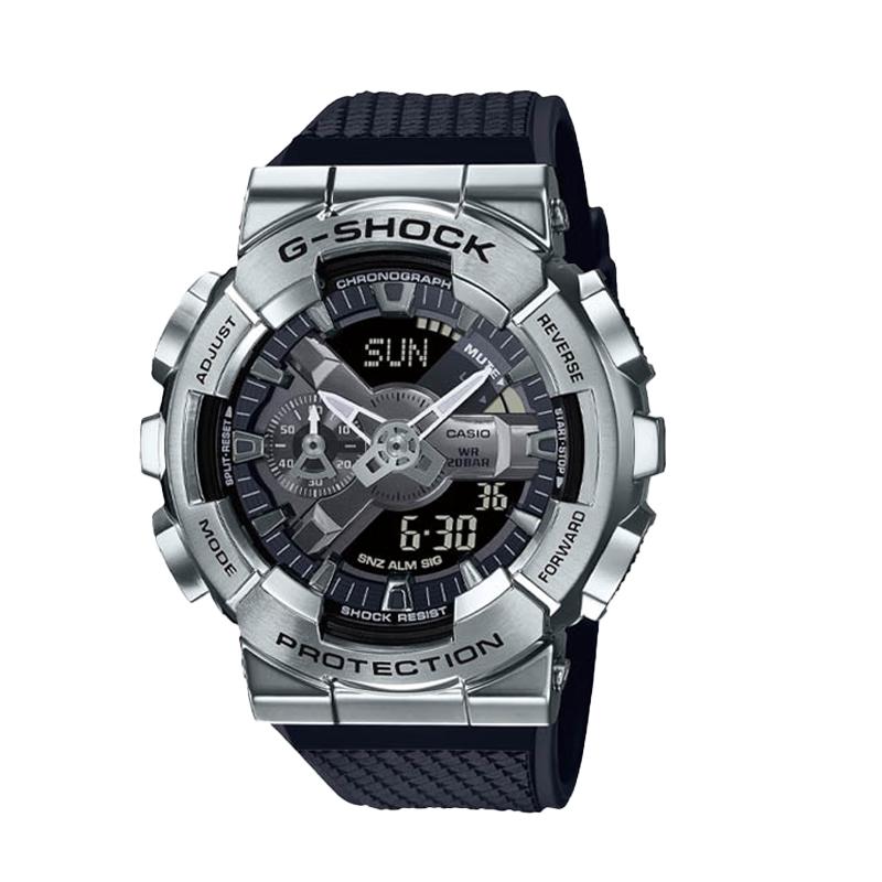 Мужские спортивные часы Casio G-SHOCK GM-110 с двойным дисплеем