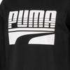 Puma Толстовка с круглым вырезом и принтом букв, с длинным рукавом, американская, мужская, черная 580905-06