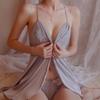 Meishilan Ice Silk Sexy Pajamas for Women: Winter-Spring Camisole Nightdress