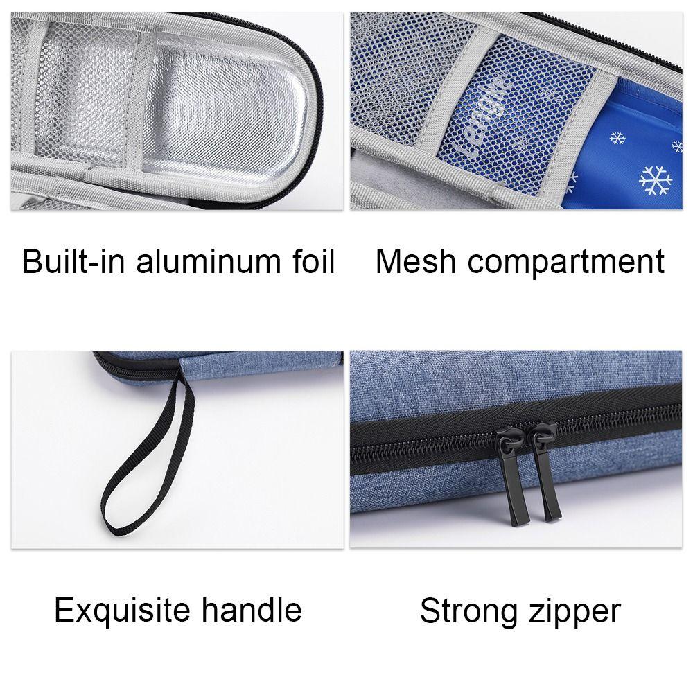 Diabetic Pocket Insulin Cooling Bag Travel Case Medicla Cooler Pill Protector Home Travel