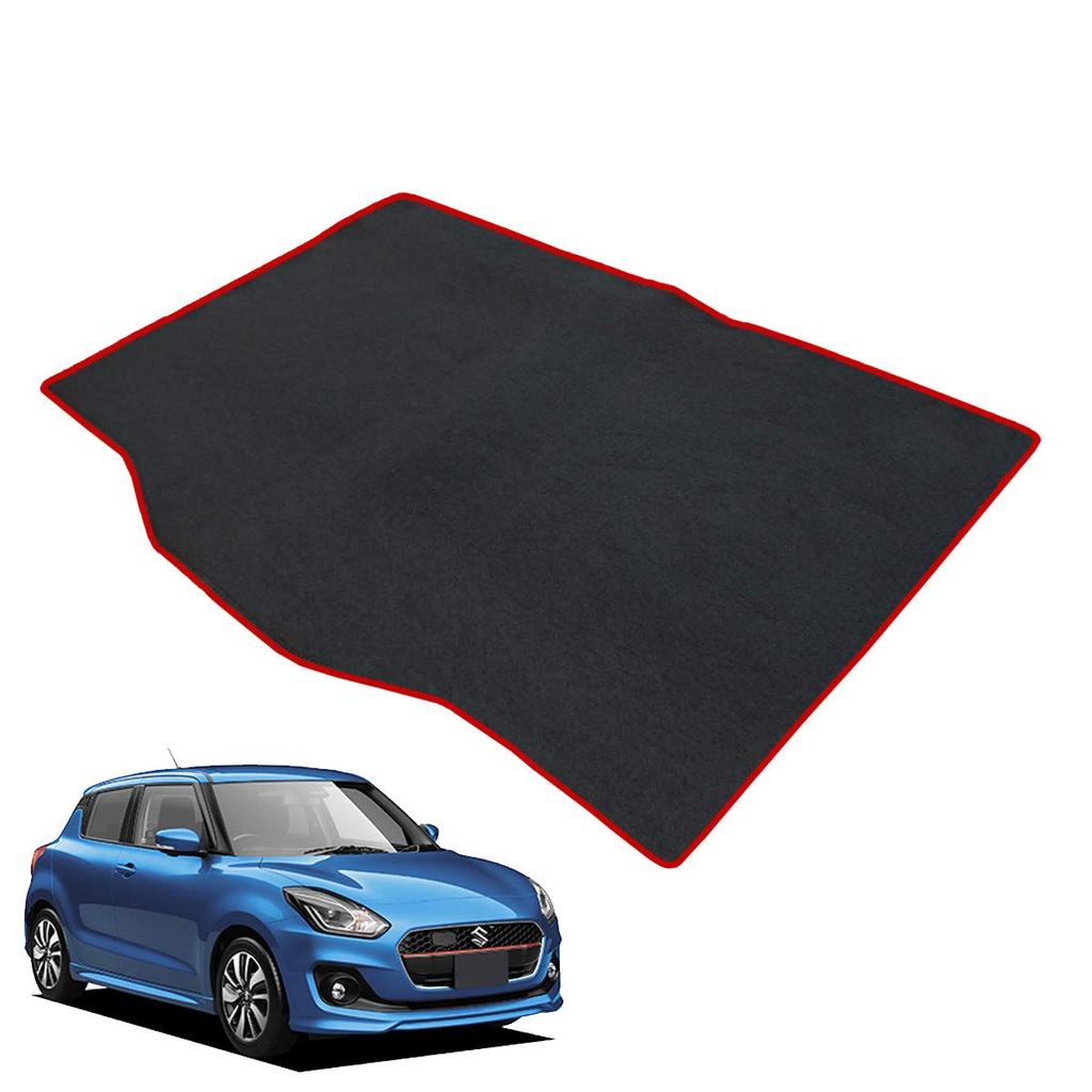 Fenice Car Mat Luggage Mat Domestic Production Swift ZC13S ZC43S 53 Series 83 Series Swift Sport Black X Lock Thread Red Shape Resistant To Slip Car