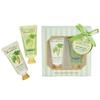 Chardonnay Hand Care Gift: Sweet and Fresh White Grape Scent (Gift, Ribbon Wrapping, 1 Hand Cream, 1 Hand Scrub)