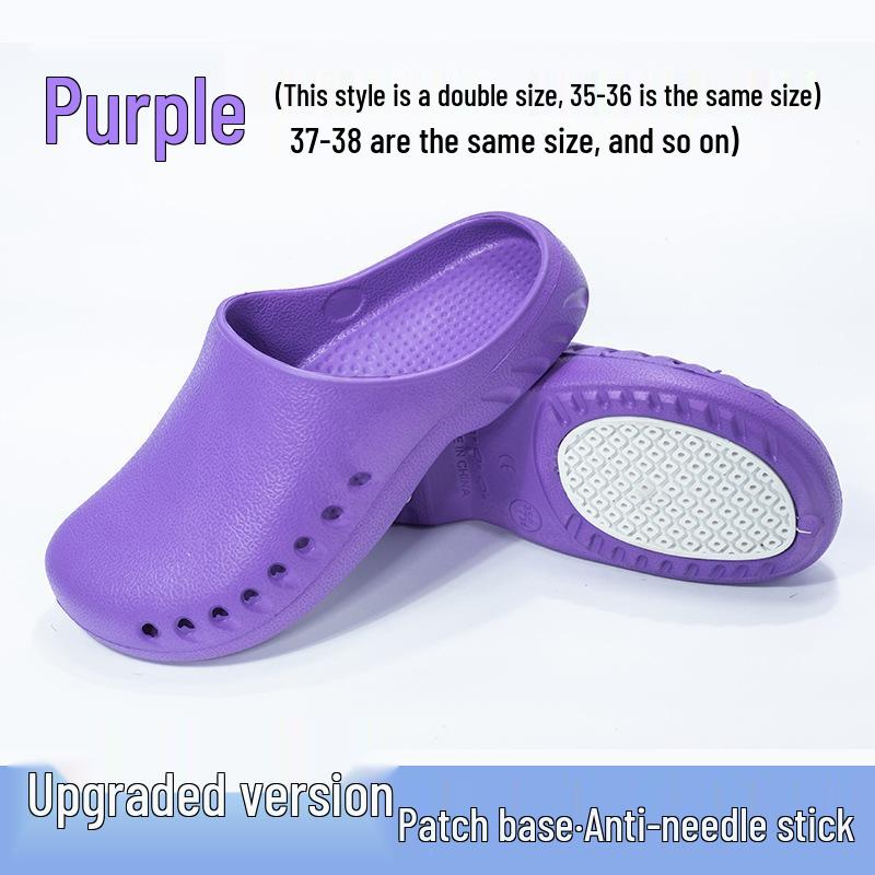 Non-Slip Closed-Toe EVA Surgical Clogs - Soft, Breathable, Comfort for Medical Staff