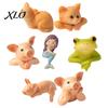 Funny Nursery Wall Art 3D Cute Animal Light Switch Sticker, Cartoon Pig Cat Mermaid Frog Childlike Room Decals Stickers, Self?Adhesive Socket Panel