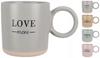 Ceramic mug with inscription 350ml 9x95cm
