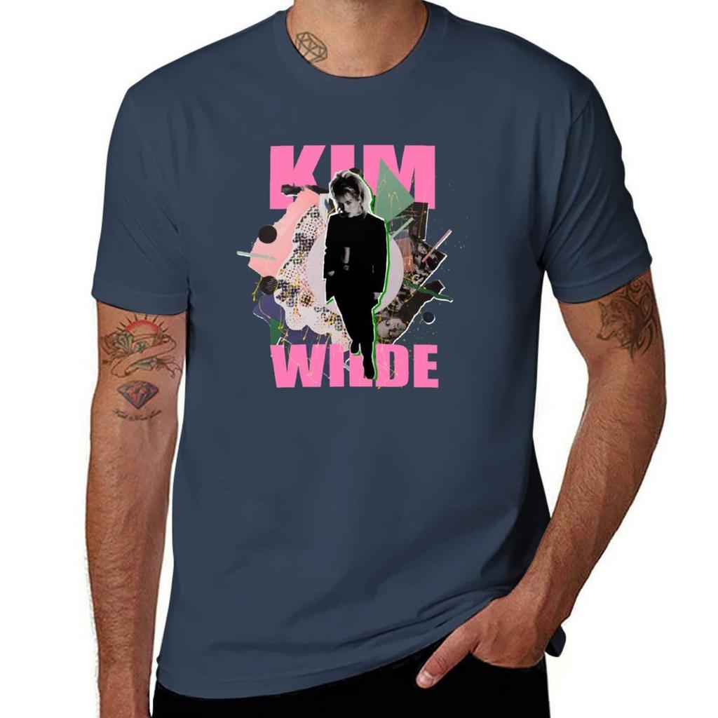 Kim 80s Pop Tshirt Holiday Casual Short Sleeve Top