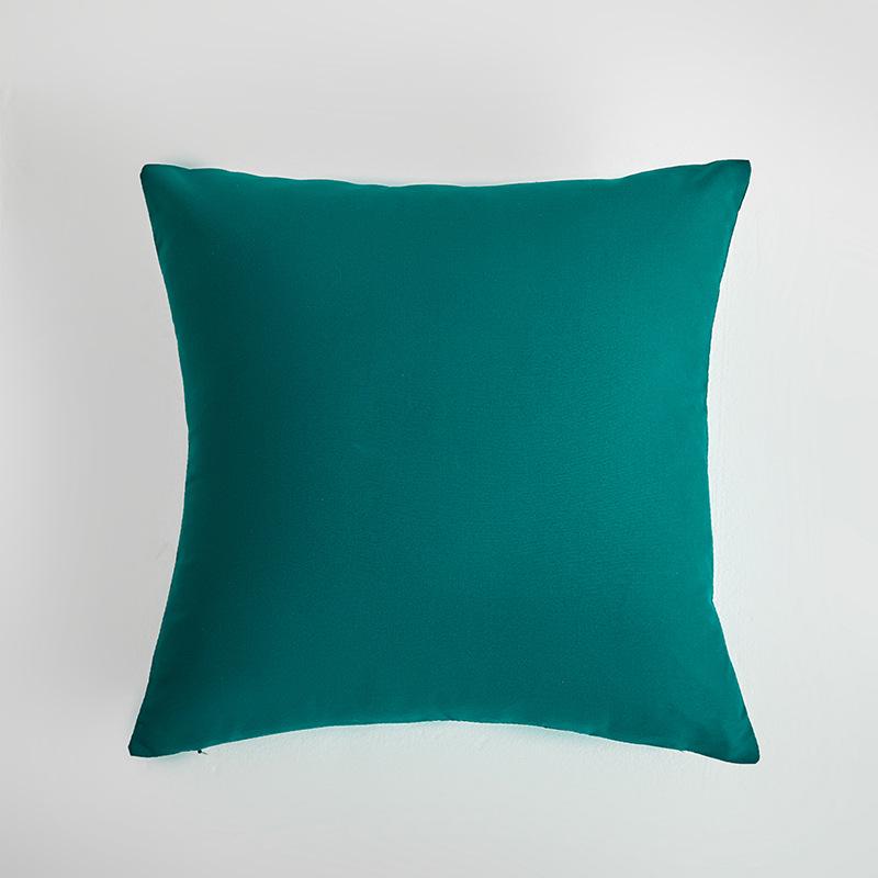 Однотонный отшлифованный чехол для подушки для диванов и гостиных