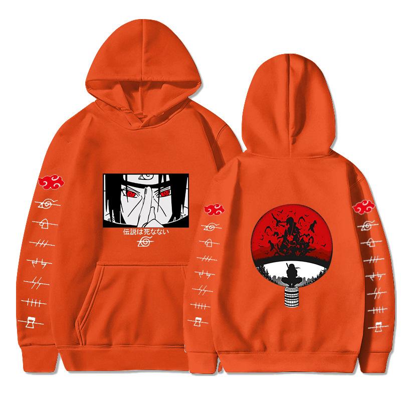 Itachi Hoodie Anime Sweatshirt Uzumaki Akatsuki Sakura Kakashi Sasuke Hinata Hyuga Harajuku Sweatshirts Men Women Clothings