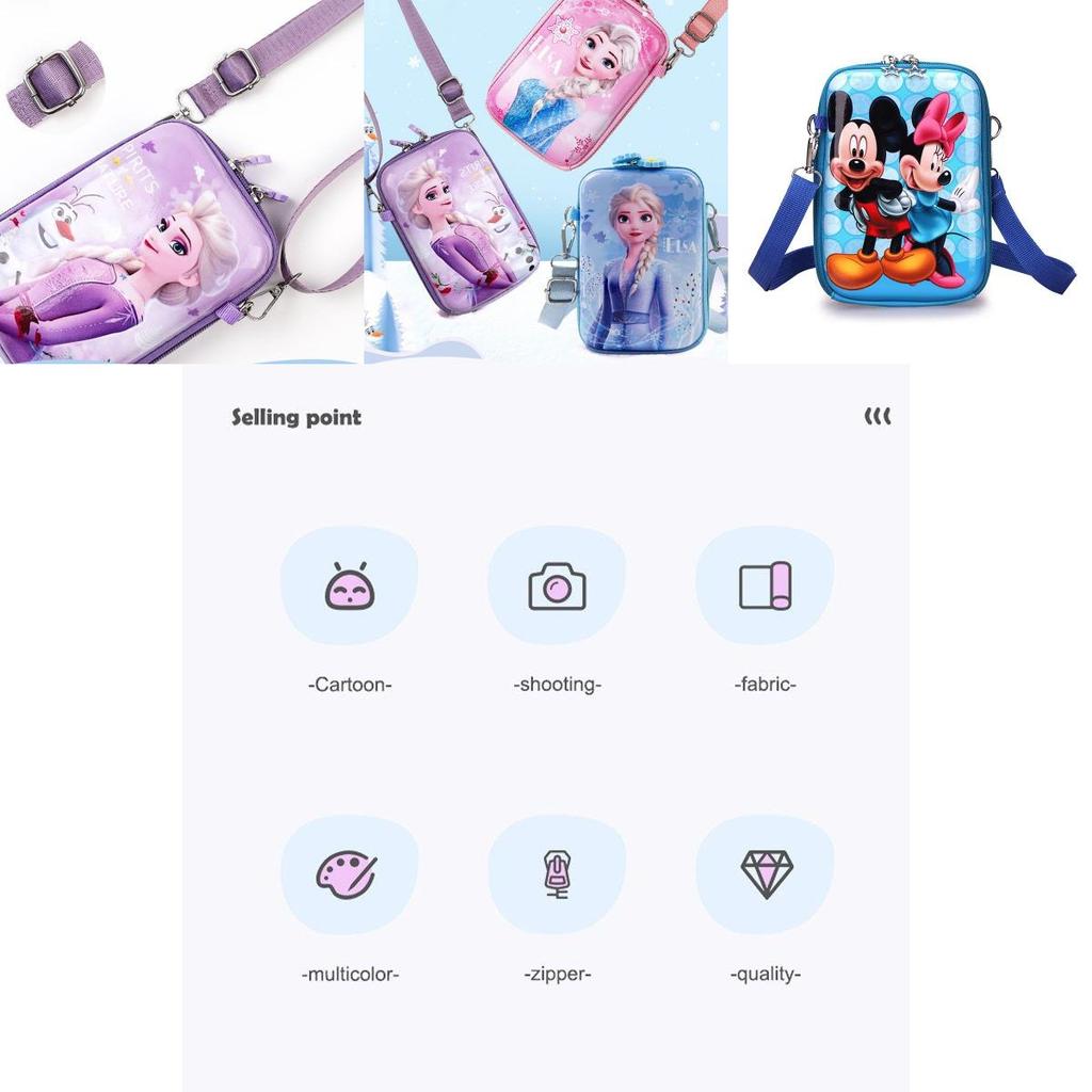 Рюкзак Disney Frozen Микки Минни ПВХ Унисекс Тематический с Разными Стилями