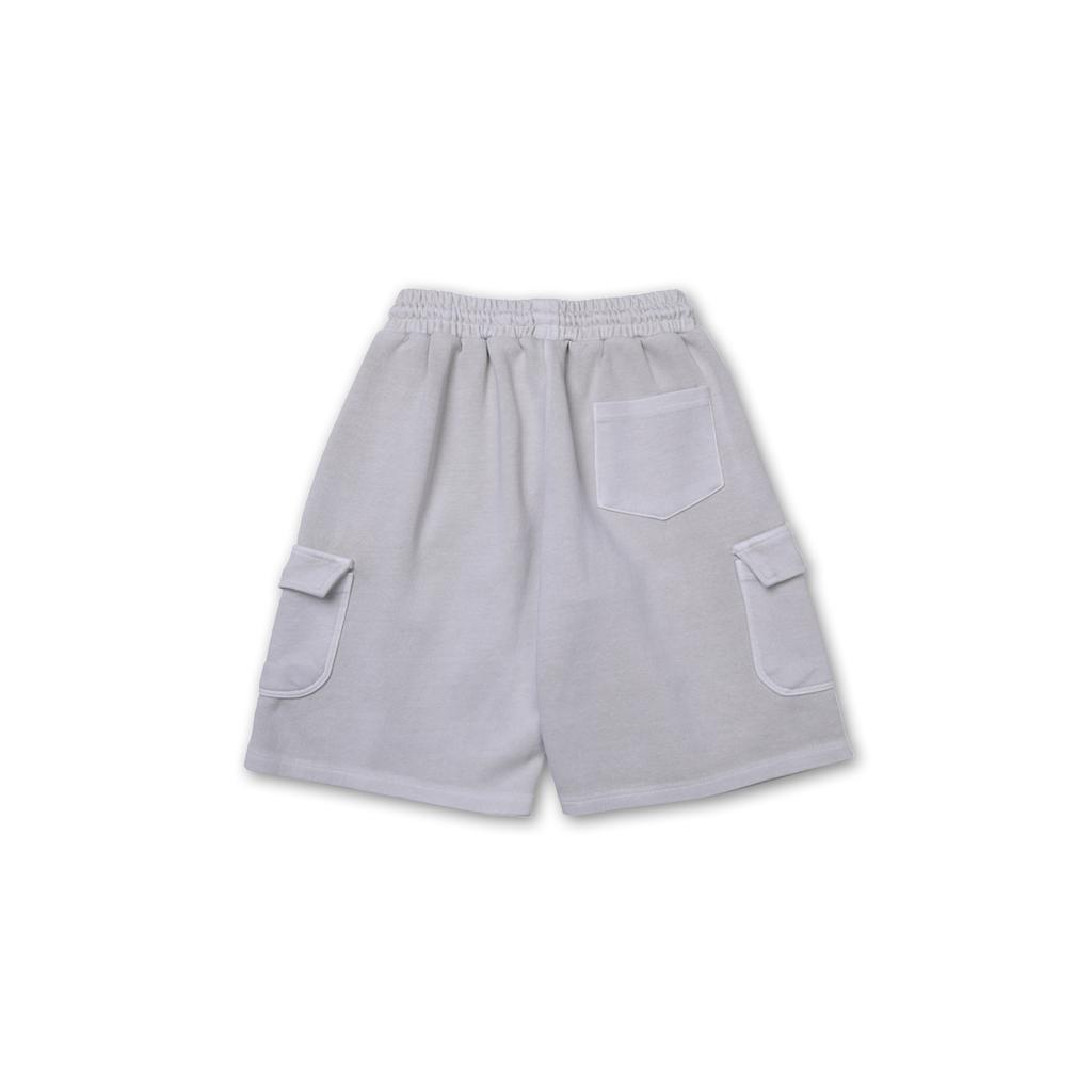 MARRT Pigment Pintuck Cargo Half Pants Light Beige