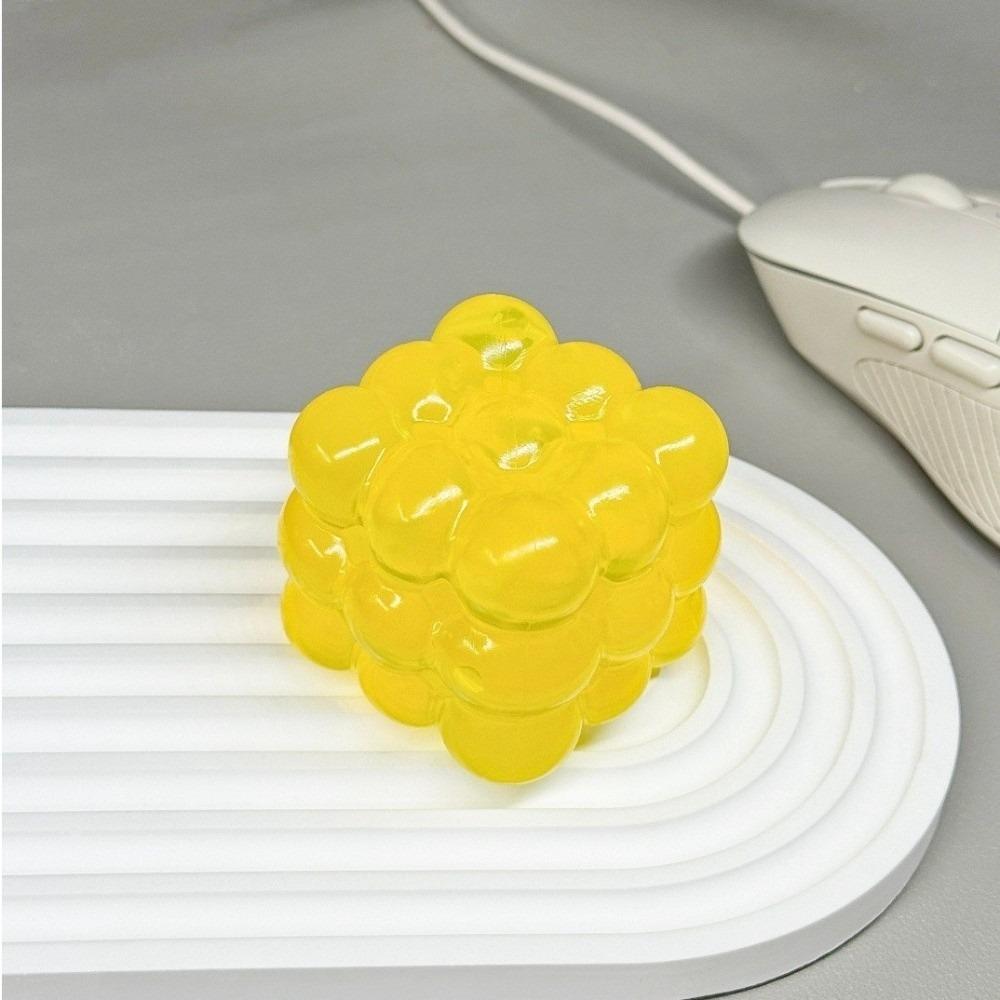 Jelly Glossy Cube Squishy Toys Slow Rebound Cube Squeeze Toy Cube Fidget Toy Adult Kids