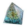 Felimoa Orgonite Pyramid, Wealth Tree, 5cm, Natural Stone, for Increased Wealth and Luck