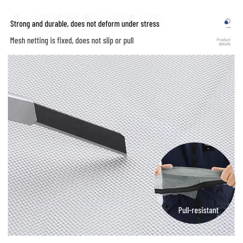 Утолщенная самоклеящаяся москитная сетка для лета: Невидимая, Зашифрованная Сетка на Окно без Пробивания для Дома и Балкона