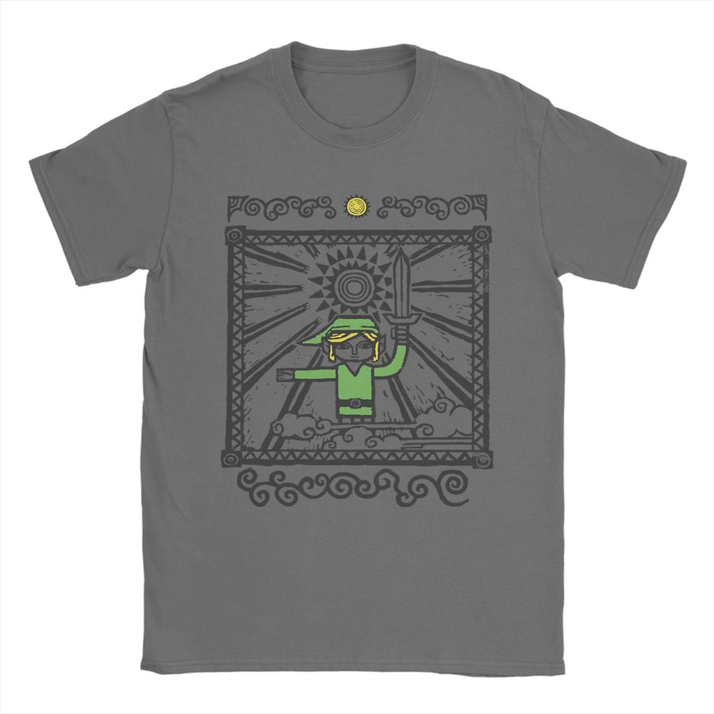 Zeldas TShirt Unisex Vintage Game Vintage 100 Cotton Tee Shirt Round Collar Short Sleeve T Shirt Gift Idea Tops