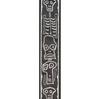 Joe Satriani Signature Guitar Strap with Leather Skull Bones D'Addario Ends, 50JS01, n'