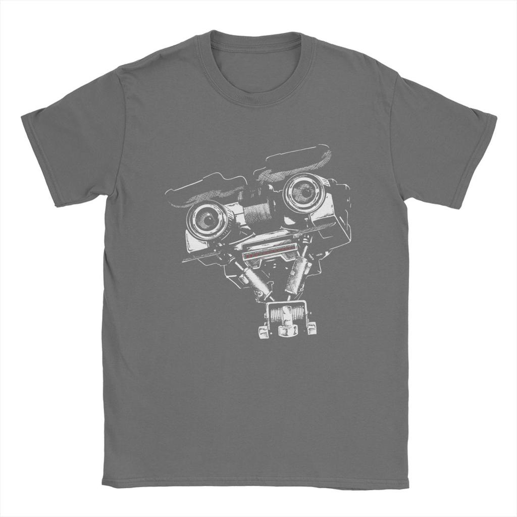 Входная футболка Johnny Five Short Circuit для мужчин, потрясающая хлопковая футболка с круглым вырезом и коротким рукавом, футболки, идея для подарка, одежда