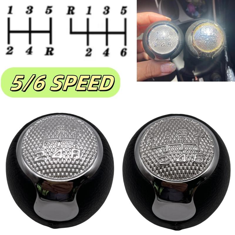 5 6 Speed Car Gear Stick Shift Lever Knob leather For Alfa Romeo Mito 147/166 3.2 V6 2008-2016 Auto Parts 156088073 55344848