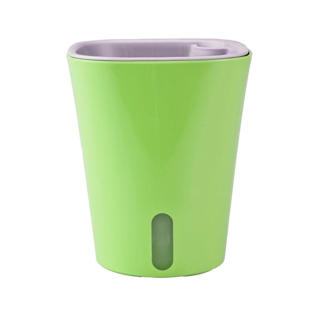 Automatic Living Room Decor Gardening Flower Pots Plastic Soil Cultivation Small Pot Desktop