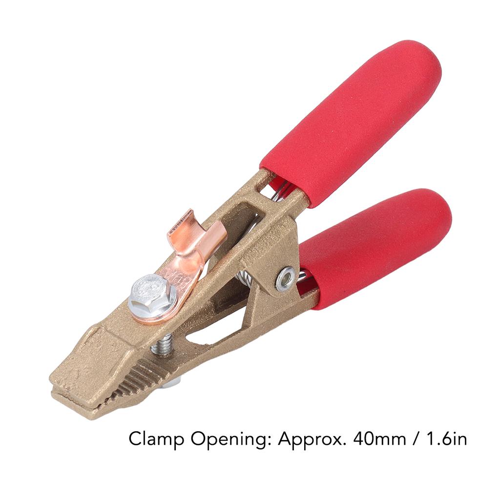 A Shape Earth Wire Clamp Brass Grounding Work Clamp Electric Argon Arc Welding Pliers 260A Welding Pliers 260A Earth Cable Clamp