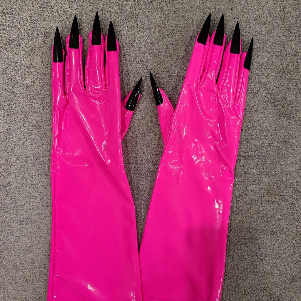 2pcs Gothicism Costume Gloves Make Up Clawed Gloves Versatiles Costume Gloves for Cold Weather Protecting